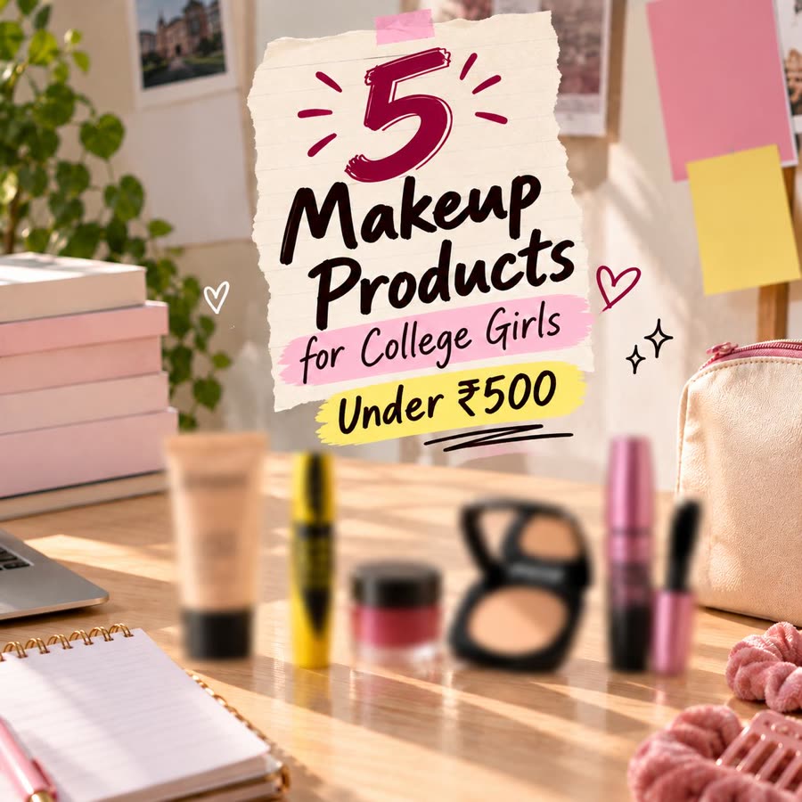 5 makeup products for college girls under ₹500