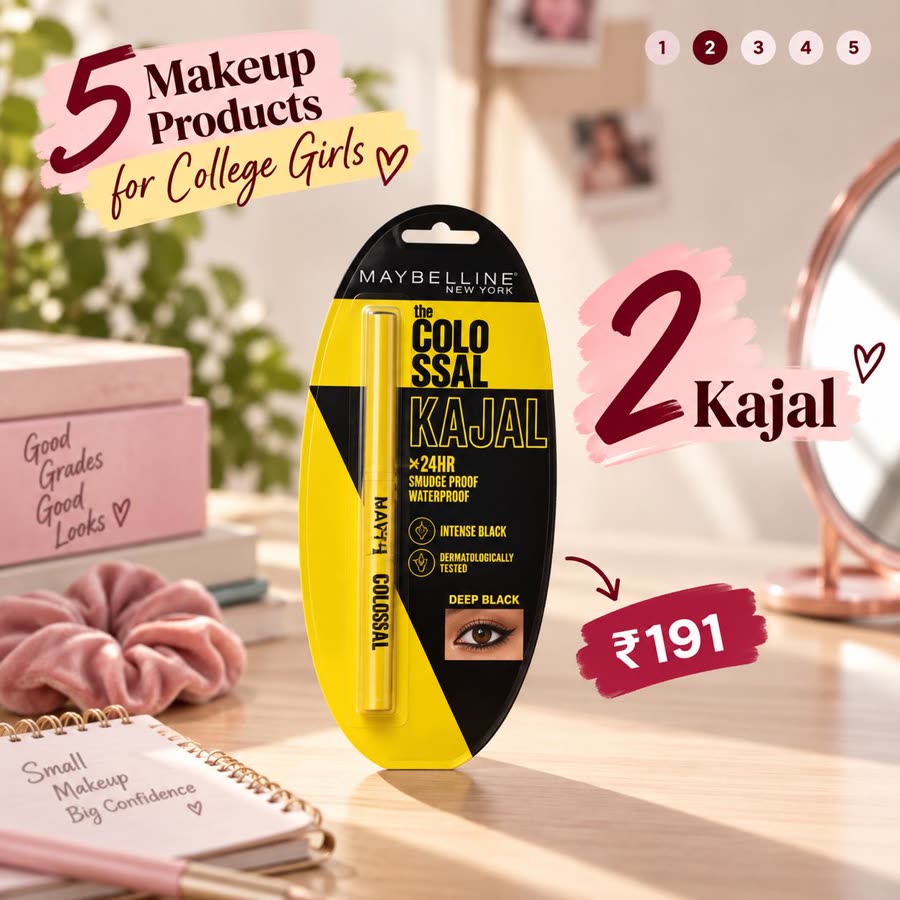 2. Kajal — Maybelline Colossal Kajal, ₹191
